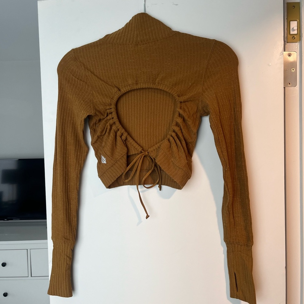 Fp Movement Can’t Handle This Open Back Crop Top - image 3